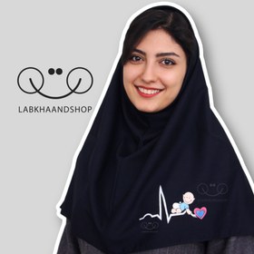 تصویر مقنعه طرح مامایی 