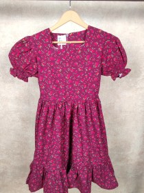 تصویر پیراهن دخترانه گل سرخ 