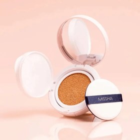 تصویر کوشن ضد آفتاب و آبرسان میشا سری مایک آپ مویست آپ - 23 Missha Magic Cushion Moist Up Spf50+/pa+++ 15g |