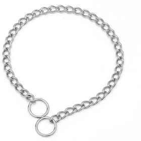 تصویر قلاده آموزشی چوک چین وارداتی - 60 Chock chain dog collar