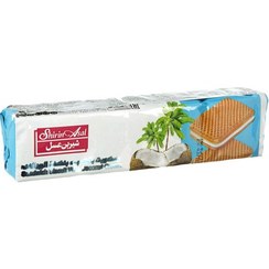 تصویر بیسکویت کرمدار نارگیلی شیرین عسل 120 گرمی 