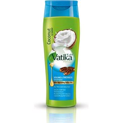 تصویر شامپو حجم دهنده نارگیل واتیکا Vatika Coconut and Castor Volume and Thickness Shampoo 