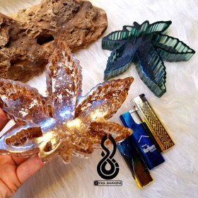 تصویر زیرسیگاری طرح برگ 