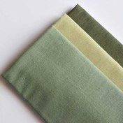 تصویر پارچه لینن نخ (طیف سبز) 