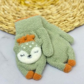 تصویر دستکش بچگانه (گوزن) 