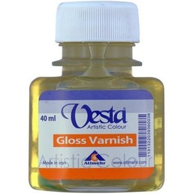 تصویر وستا VESTAوارنیش 40 میل GLOSS VARNISH 