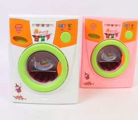 تصویر اسباب بازی ماشین لباسشویی - سفید ا Toy washing machine Toy washing machine