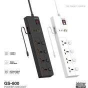 تصویر پاور سوكت يا چند راهى برق تايمر دار Green lion 