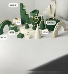 تصویر پک دکوری جواهرات کانسپت سبز – کد ۴ 