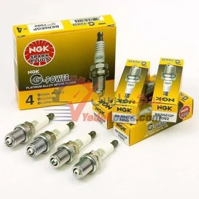 تصویر شمع موتور پایه کوتاه تک پلاتین NGK NGK single platinum short base engine spark plug