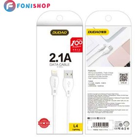 تصویر کابل تبدیل USB به microUSB دودا مدل L4 USB to Duda D4 LUS microUSB conversion cable, length 1 meter