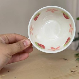 تصویر ماگ توت فرنگی خرید ماگ سرامیکی توت فرنگی