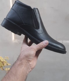 تصویر نیم بوت مردانه تمام چرم کد ۲۸۳ 