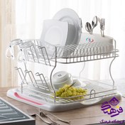 تصویر جاظرفی پیشتازکاوه ویژه استیل 2طبقه 