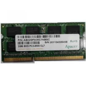 تصویر رم لپ تاپ اپیسر DDR3 1066 AS02GFA06C7NBGC ظرفیت 2 گیگابایت 