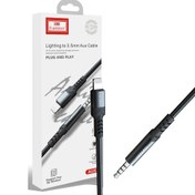 تصویر کابل AUX صدا به لایتنینگ(اپل) ارلدام 39 Earldom Lightning To AUX cable 39