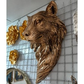 تصویر دیوار کوب سر گرگ 