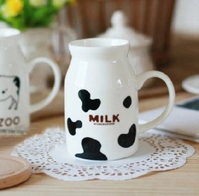 تصویر ماگ سرامیکی طرح پوست گاو - ۲ Cow ceramic mug