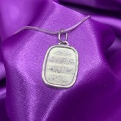 تصویر پلاک وان یکاد نقره مربع شکل 