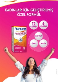 تصویر قرص فارماتون بانوان Essential Women عدد۳۰ اورجینال Pharmaton Essential Women 30 Tablet