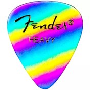 تصویر Fender Celluloid Pick Rainbow Heavy 12 Pack 
