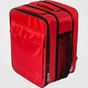 تصویر کیف چمدانی کمک های اولیه برزنتی,دوقلو قرمز ایرانی 