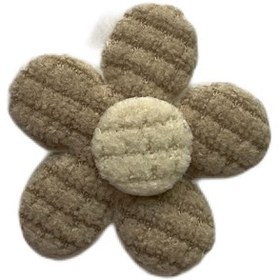 تصویر تکه دوزی طرح گل رنگی 