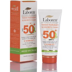 تصویر ضد آفتاب 6 کاره رنگی با +SPF50 مناسب پوست چرب رنگ لایت (روشن) لابورن 