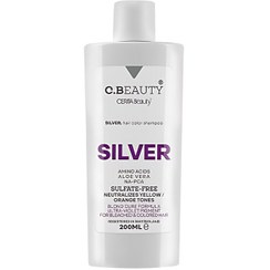 تصویر شامپو رنگساژ مو سریتا مدل Silver مناسب انواع مو حجم 200 میلی لیتر 
