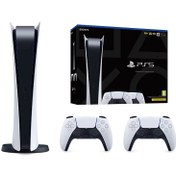 تصویر کنسول بازی سونی مدل PlayStation 5 Slim ظرفیت یک ترابایت نسخه دیجیتال-باندل دو دسته 