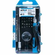 تصویر مجموعه 33 عددی پیچ گوشتی و سری پیچ گوشتی اکتیو تولز مدل AC-6333SP Active Tools AC-6333SP Screwdriver and Bit Set 33pcs