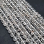 تصویر ریسه مهره کریستال کوارتز 