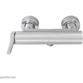 تصویر شیر توالت کی دبلیو سی مدل آوا کروم ( دسته سمت چپ ) kwc-faucet-ava-toilet-left-chrome