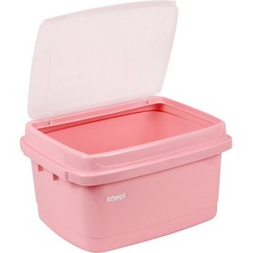 تصویر ظرف نان کامل کد 663 - سفید 