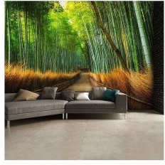 تصویر کاغذ ديواري 1وال مدل Bamboo-001 ا 1Wall Bamboo-001 Wallpaper Giant 1Wall Bamboo-001 Wallpaper Giant