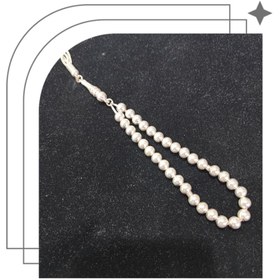 تصویر تسبیح نقره کد 09 