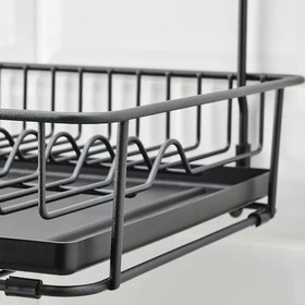 تصویر آبچکان ایکیا مدل HULTARP IKEA hultarp dish drainer black