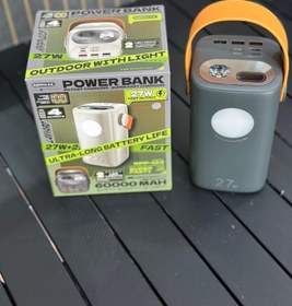 تصویر پاوربانک 27 وات ریمکس مدل RPP-123 ظرفیت 60000 میلی آمپر ساعت Remax RPP-123 60000mAh 27W Power Bank