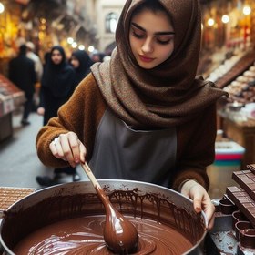 تصویر شکلات سمنو برای اواین بار در ایران بدونه افزودنی وارگانیک 