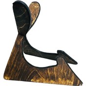 تصویر پایه تمام چوب سه تار باروک 