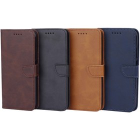 تصویر کیف چرمی مگنتی محافظ لنزدار Xiaomi Redmi Note 12S Leather Case For Xiaomi Redmi Note 12S