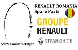 تصویر سیم کلاج اورجینال ال90 و ساندرو و استپ وی اصلی تیوان قطعه T.ONE تحت لیسانس رنو رومانی RENAULT ROMANIA Spare Parts
