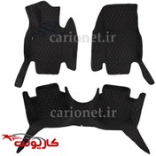 تصویر کفپوش گلدوزی کیا EV5 موکت دار شش بعدی 
