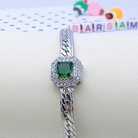 تصویر دستبند زنانه دخترانه نگین دار کد120-1320 Women's bracelets for girls with gems