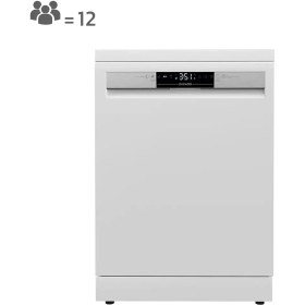 تصویر ماشین ظرفشویی دوو سری گلوسی مدل DDW-30W1252 رنگ سفید ا Daewoo DDW-30W1252 Dishwasher Daewoo DDW-30W1252 Dishwasher