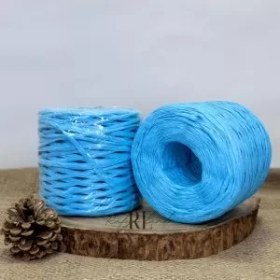 تصویر رافیا نواری آبی 