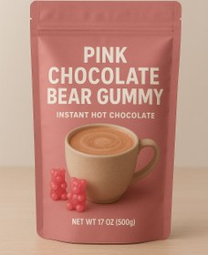 تصویر پودر پینک چاکلت آدامس خرسی 