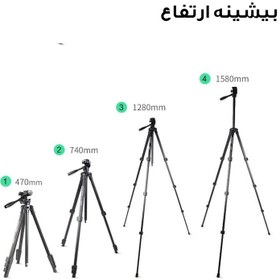 تصویر سه پایه نگهدارنده گوشی موبایل یانتنگ مدل VCT-618 