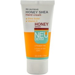 تصویر کرم مرطوب‌کننده دست نئودرم مدل Re Nutrive حاوی عصاره عسل حجم ۵۰ میلی‌لیتر (Neuderm Re Nutrive Hand Cream with Honey Extract 50ml) 