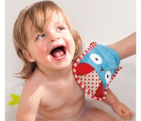 تصویر لیف حمام کودک طرح جغد skip hop 